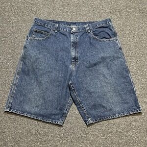 Y2K WRG Jean Co. Denim Carpenter Shorts Blue Size 38 Relaxed Fit‎ Jorts